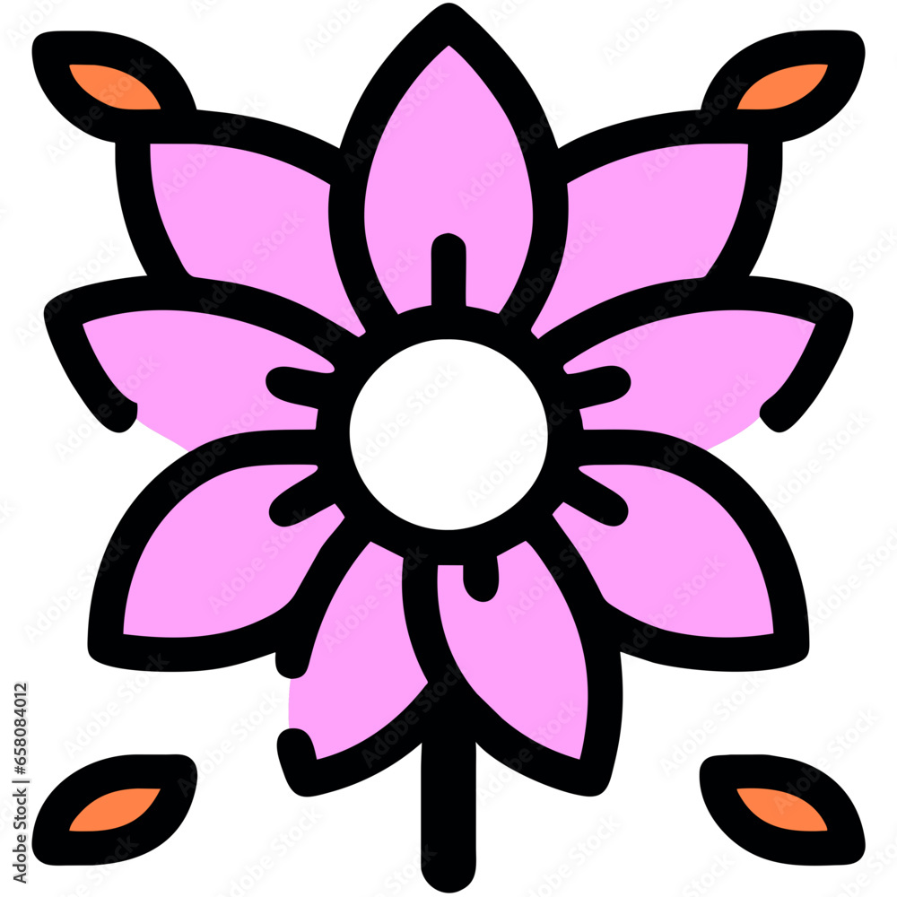 Simple Abstract hand drawn various shapes and doodle Botanical Nature flowers Simple Abstract hand drawn various shapes and doodle Botanical Nature flowers