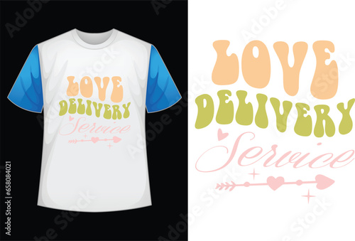 love delivery service SVG design