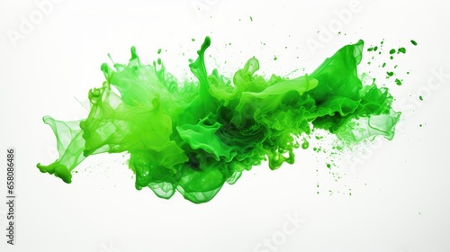 Wallpaper Mural abstract watercolor green background Torontodigital.ca