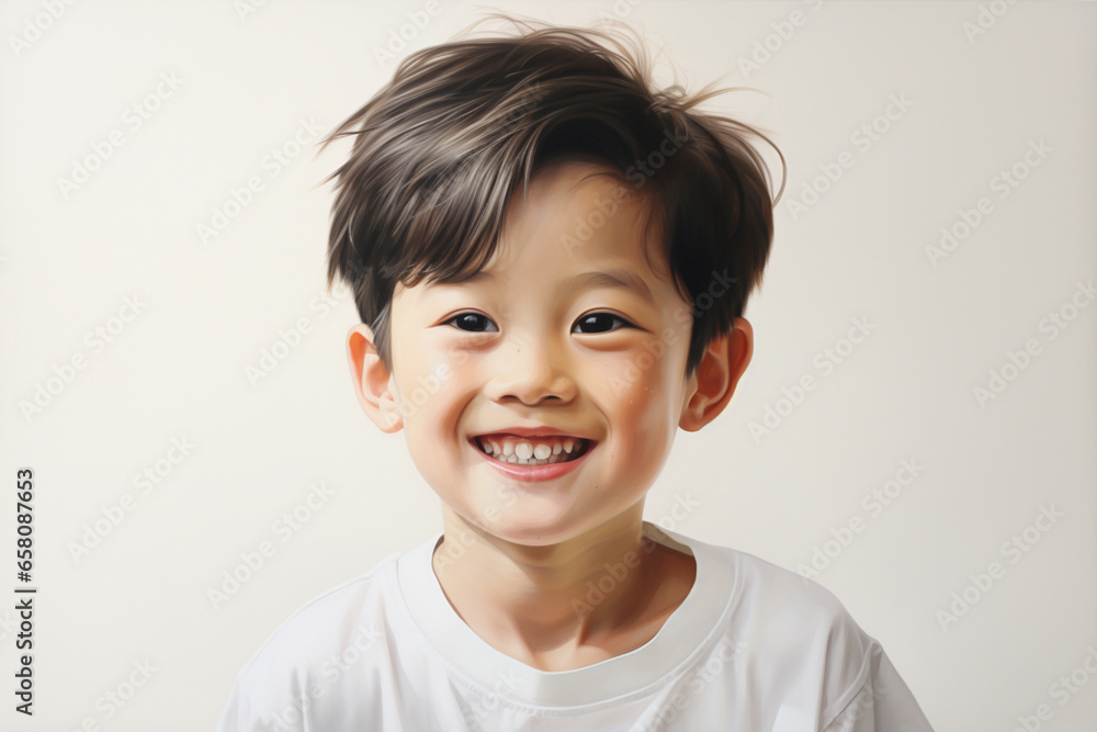 Sunny Smiles - Portrait of a Joyful Boy Sunny Smiles - Portrait of a Joyful Boy