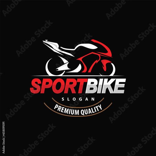 Motorcycle logo design, Bike Vehicle Repair Garage Vector, Symbol Illustration