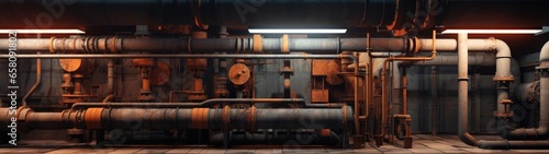 Industrial Illumination with Pipes