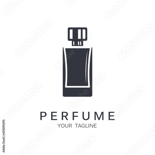 perfume logo vector icon illustration design