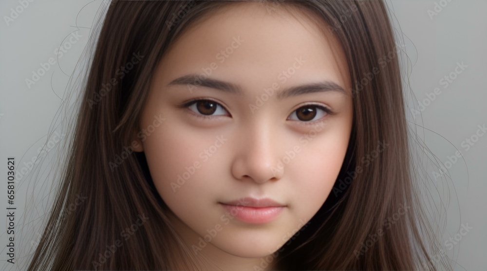 Close up portrait of a beautiful young woman Close up portrait of a beautiful young woman