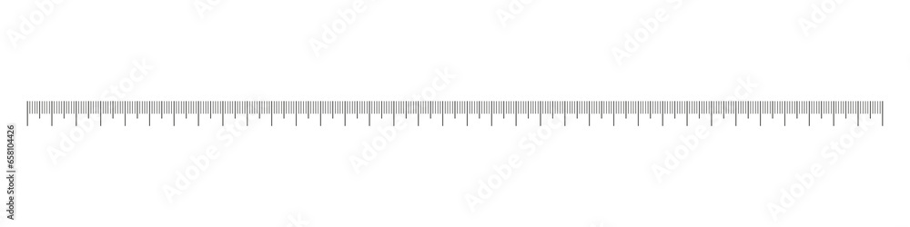 Measuring chart with 35 centimeters. Ruler scale. Length measurement math, distance, height, sewing tool. Graphic vector outline illustration. Measuring chart with 35 centimeters. Ruler scale. Length measurement math, distance, height, sewing tool. Graphic vector outline illustration.