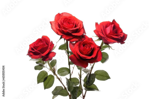 Picture of roses  photo  isolated on white  transparent background