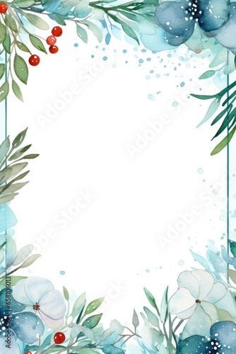 frame with flowers for invitation card wedding