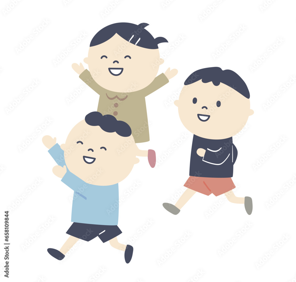 running children