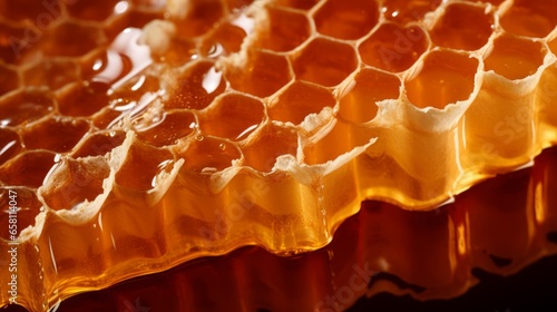 close-up of honeycomb a symbol of sweetness