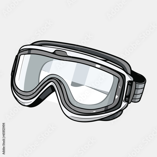 Ski goggles free clip art, monochrome canvases, lightbox