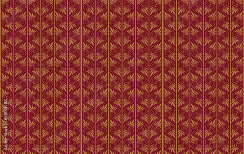frame red vintage western classic old style luxury shape pattern vector wallpaper background