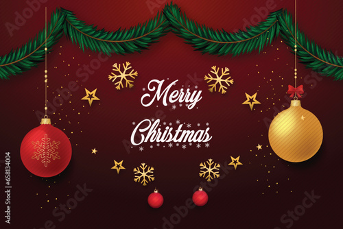 Free vector gradient christmas tinsel background