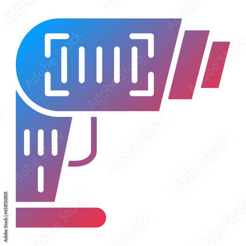 Vector Design Barcode Scanner Icon Style