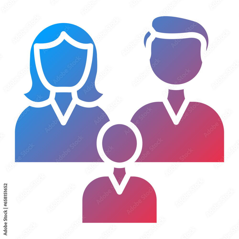 Vector Design Customer Family Icon Style Vector Design Customer Family Icon Style