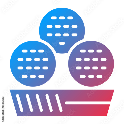 Vector Design Falafel Icon Style