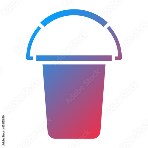 Vector Design Pail Icon Style