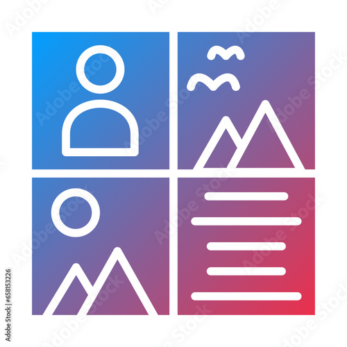 Vector Design Storyboard Icon Style