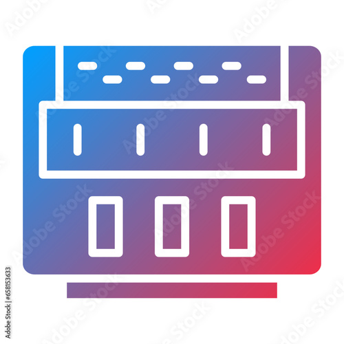 Vector Design Taxi Meter Icon Style