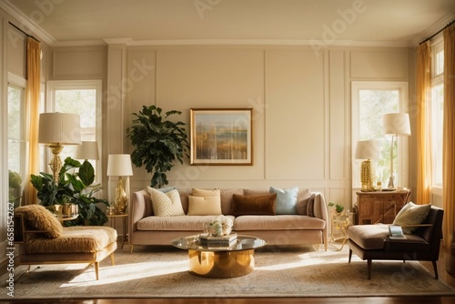 modern creative living room interior design backdrop ideas concept house beautiful background © antusher