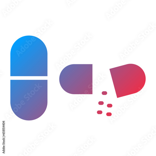 Vector Design Capsule Icon Style