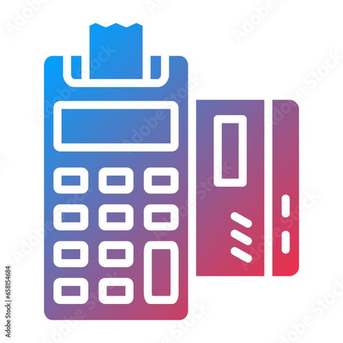 Vector Design Card Machine Icon Style