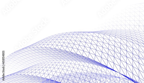 Abstract geometric background 3d rendering © Yurii Andreichyn