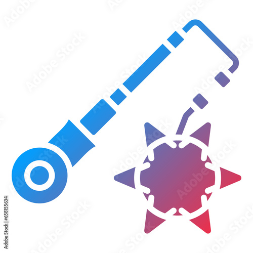 Vector Design Flail Icon Style