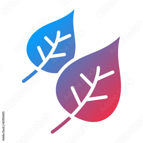 Vector Design Leaves Icon Style