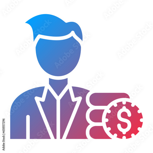 Vector Design Broker Dealer Icon Style