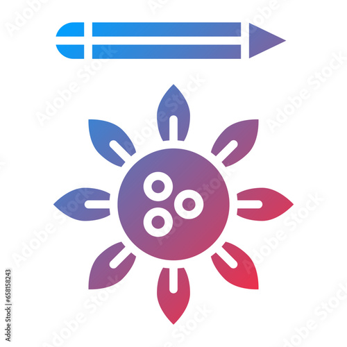Vector Design Bio Art Icon Style