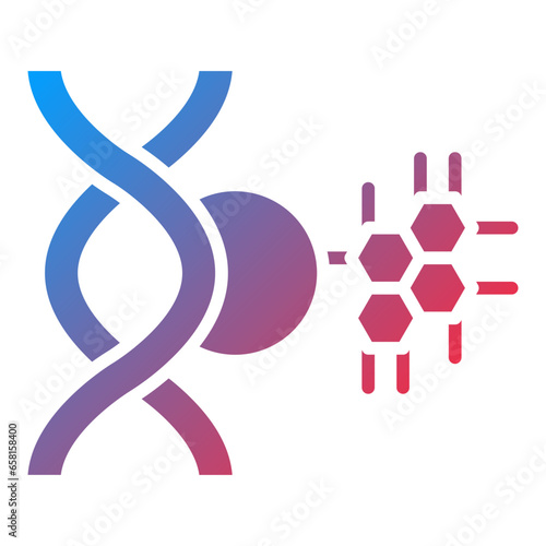 Vector Design Genetic Modification Icon Style