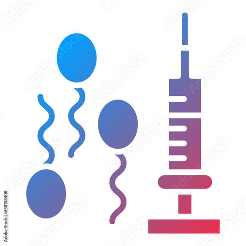 Vector Design In Vitro Fertilization Icon Style