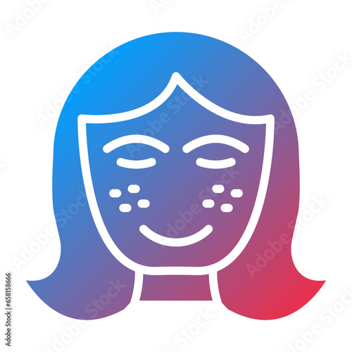 Vector Design Acne Icon Style