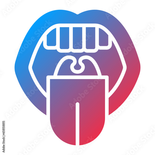 Vector Design Oral Icon Style