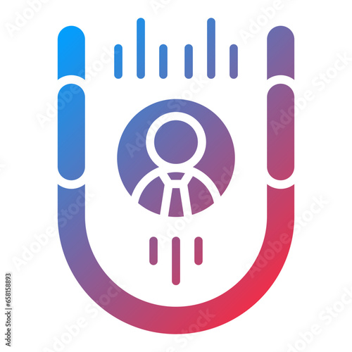 Vector Design Candidate Attraction Icon Style