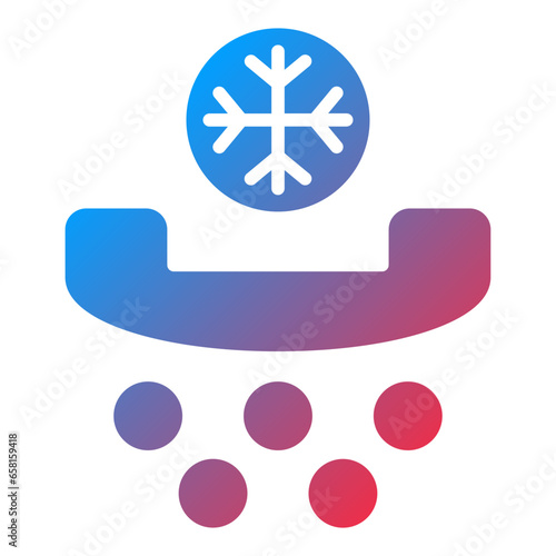 Vector Design Cold Calling Icon Style