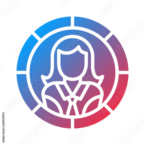 Vector Design Headhunting Icon Style