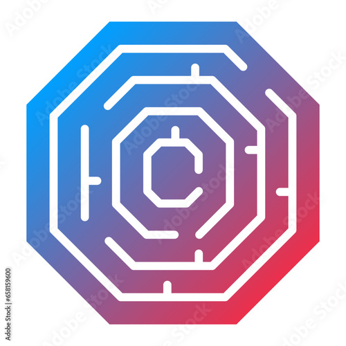 Vector Design Art Conundrum Icon Style