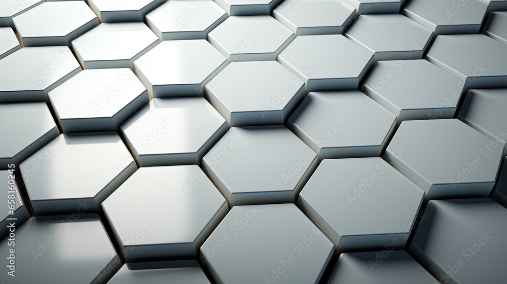 Digital Technology White Geometric Hexagon Background Digital Technology White Geometric Hexagon Background