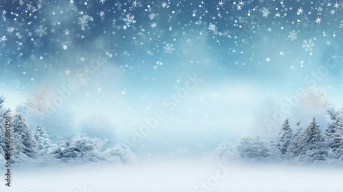 christmas, snow, winter, snowflake, holiday winter landscape with snow © art