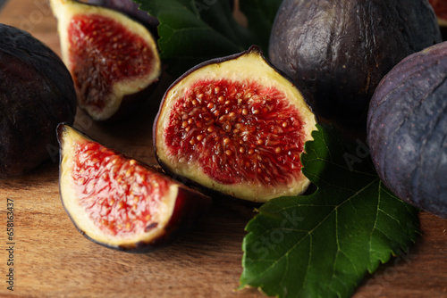 Figs, concept of tasty and juicy fruit