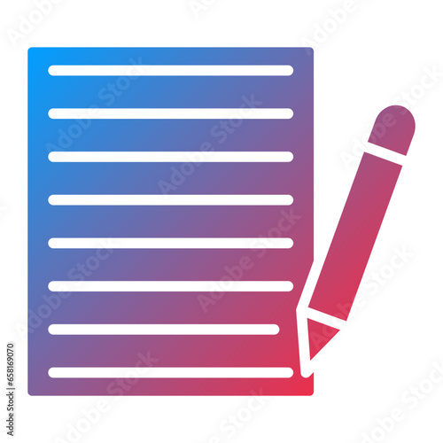 Content Writing Icon Style