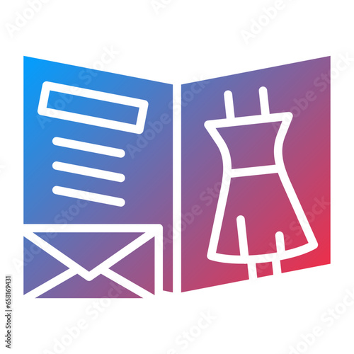 Fashion Newsletter Icon Style