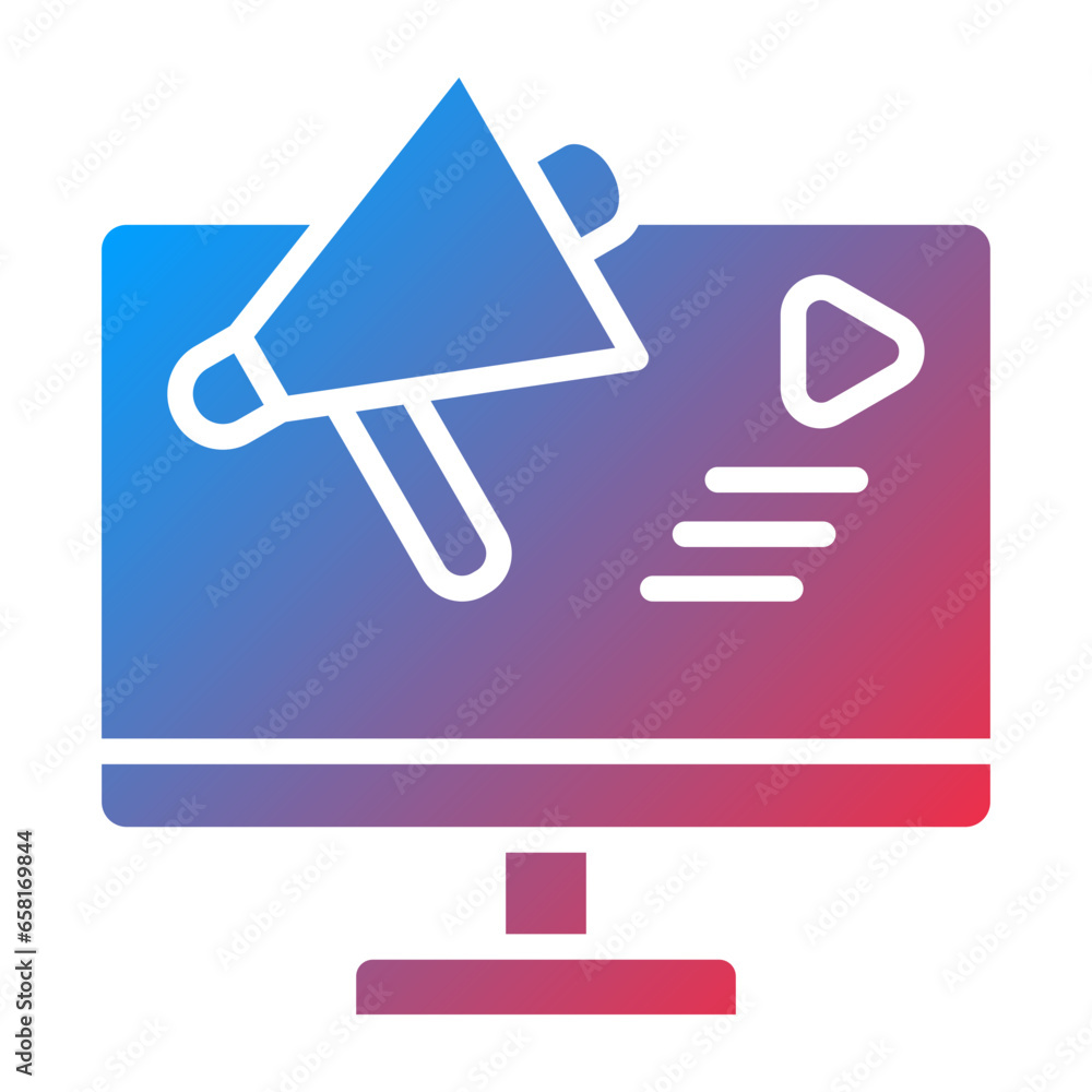 Advertisement Icon Style Advertisement Icon Style