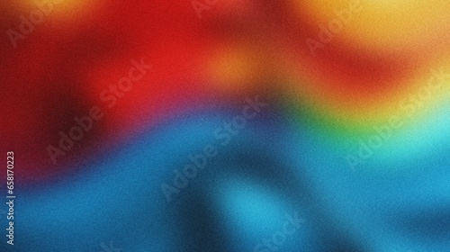 Rainbow colorful noisy blurred gradient abstract background