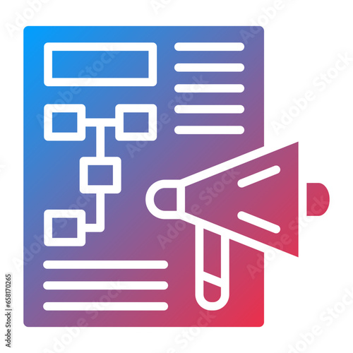 Marketing Plan Icon Style
