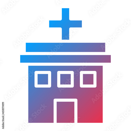 Healthcare Center Icon Style