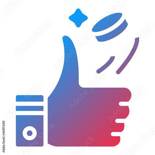 Coin Toss Icon Style