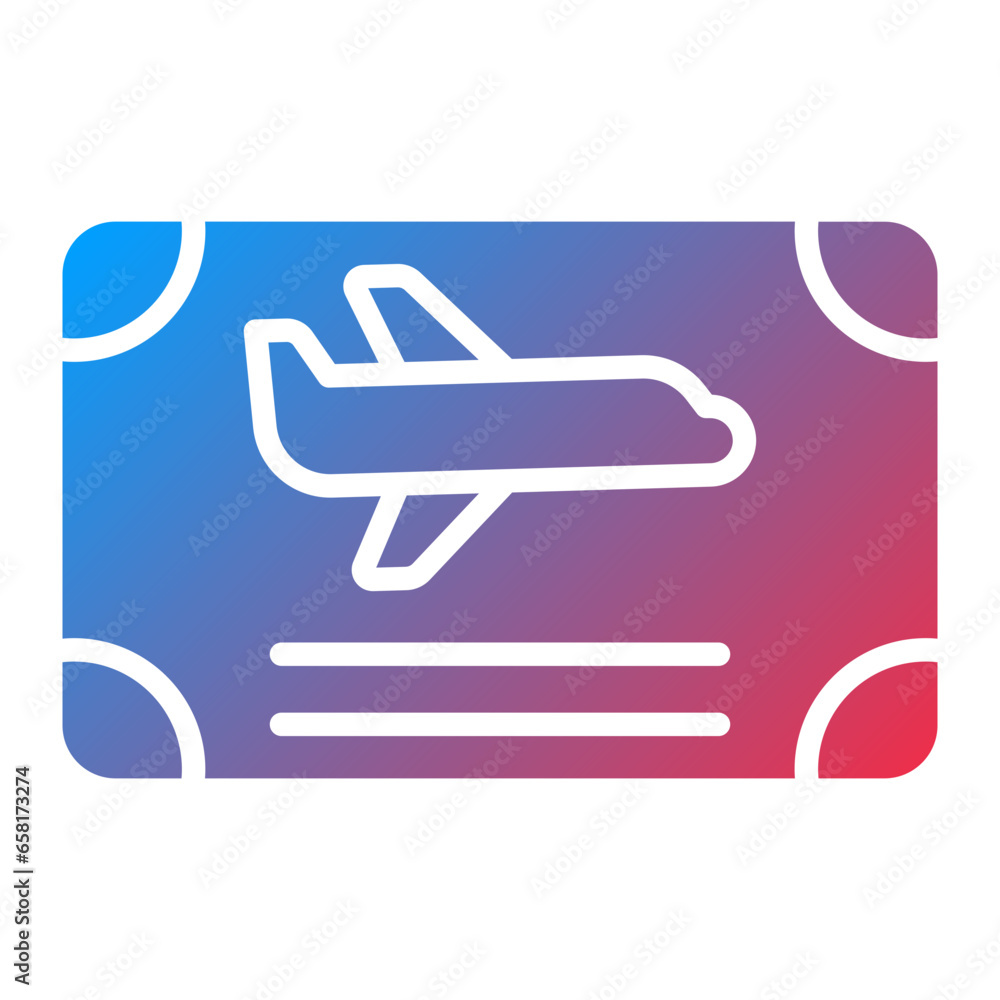 Frequent Flyer Program Icon Style