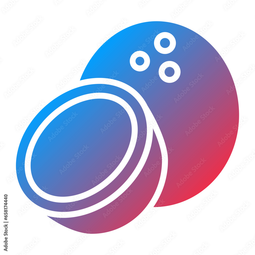 Coconut Icon Style Coconut Icon Style